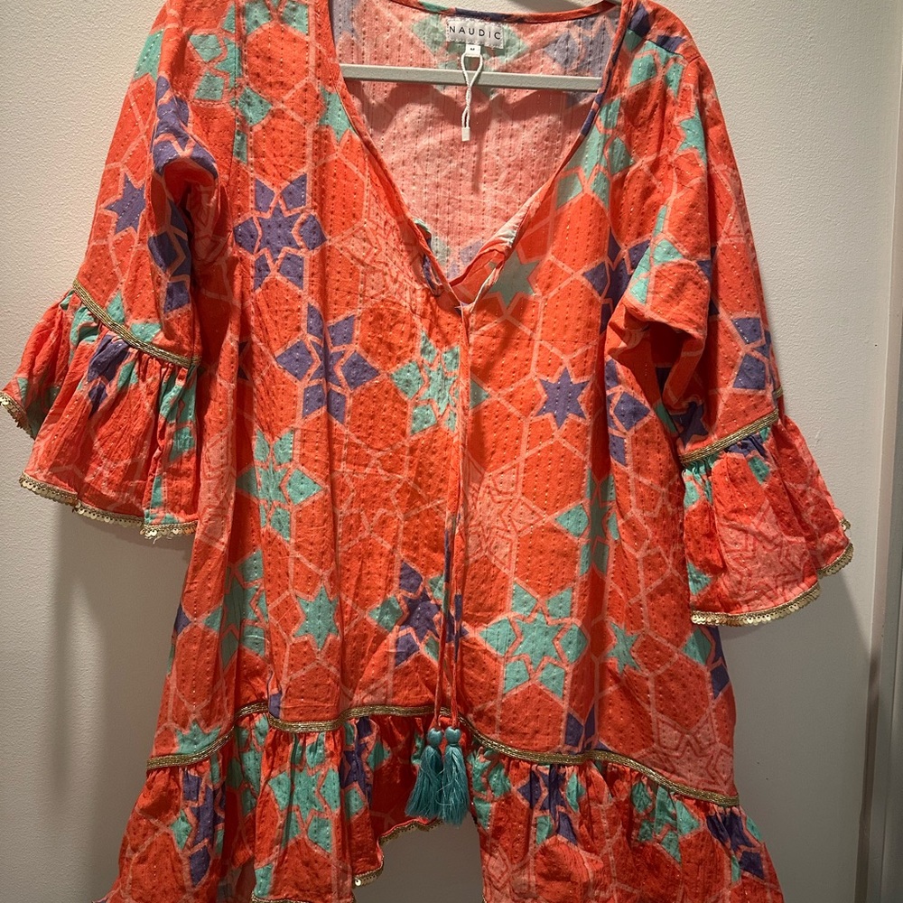 Vibrant Multicolor Women's Swim Coverup